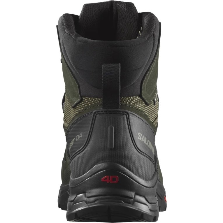 Botas Montaña Salomon Quest 4 GTX Hombre Verde Oliva | MX WUQH526